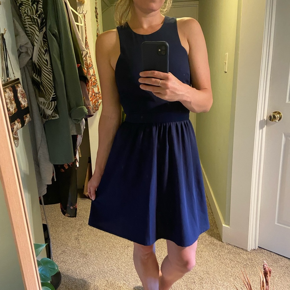 Navy Blue Dress